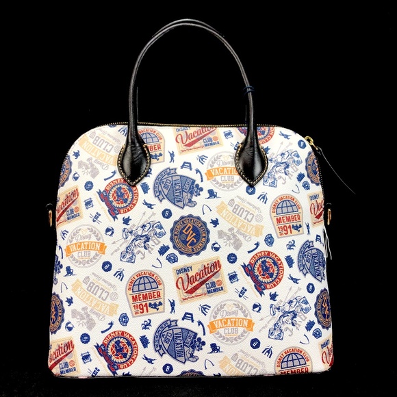 2021 Disney Parks Dooney & Bourke DVC Vacation Club Satchel Hand Bag Purse A NEW - Picture 3 of 6